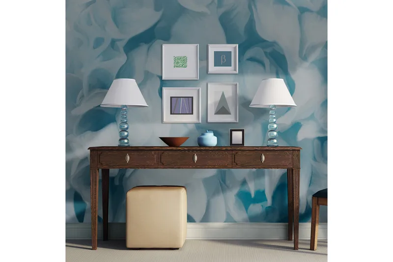 Fototapet Azalea Blue 250x193 - Artgeist sp. z o. o. - Innredning - Veggdekorasjon - Tapeter - Fototapeter