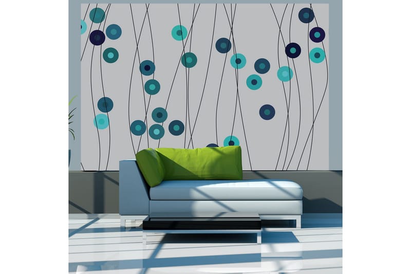 Fototapet Azure Buttons 300x231, Artgeist sp. z o. o.