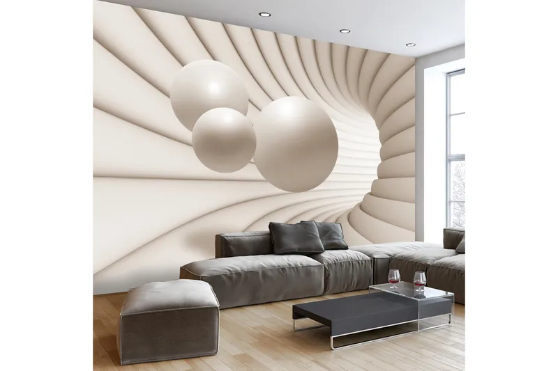 Fototapet Balls In The Tunnel 350x245, Artgeist sp. z o. o.