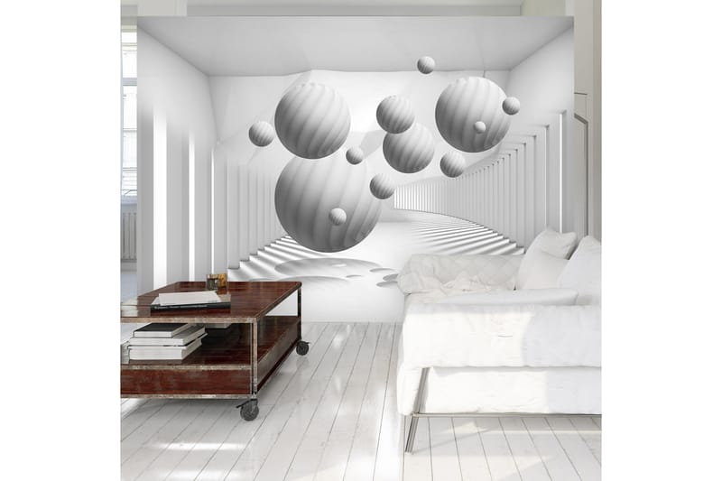 Fototapet Balls In White 250x175 - Artgeist sp. z o. o. - Fototapeter