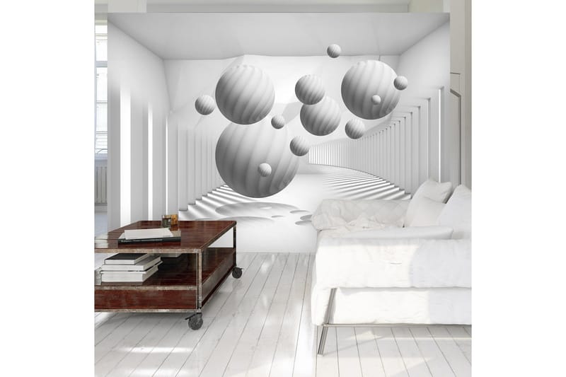 Fototapet Balls In White 400x280, Artgeist sp. z o. o.