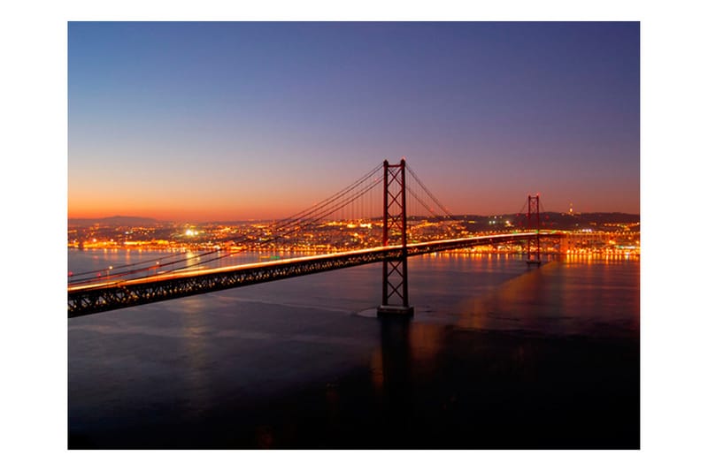 Fototapet Bay Bridge San Francisco 250x193 - Artgeist sp. z o. o. - Innredning - Veggdekorasjon - Tapeter - Fototapeter