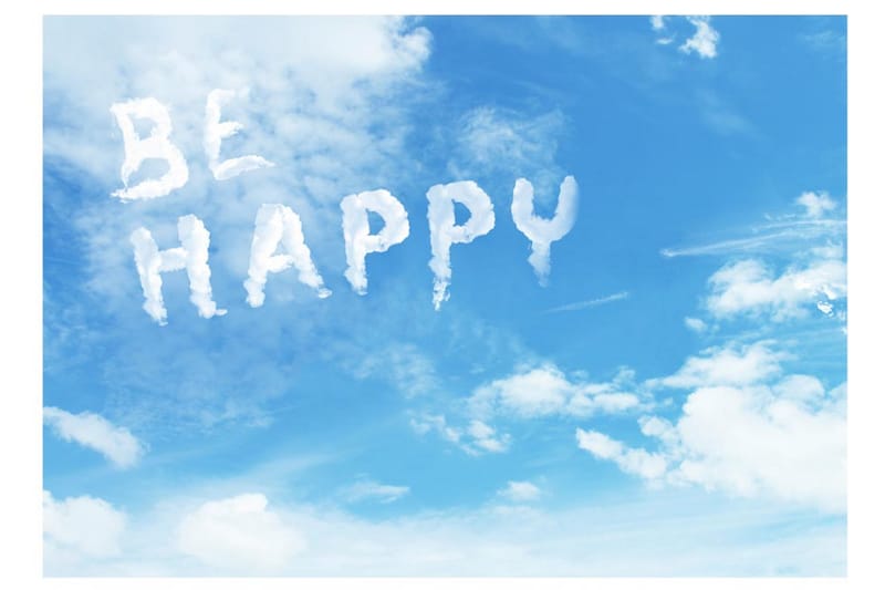 Fototapet Be Happy 250x175 - Artgeist sp. z o. o. - Innredning - Veggdekorasjon - Tapeter - Fototapeter