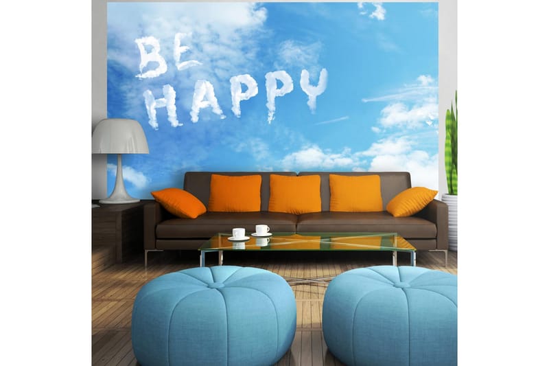 Fototapet Be Happy 300x210 - Artgeist sp. z o. o. - Innredning - Veggdekorasjon - Tapeter - Fototapeter