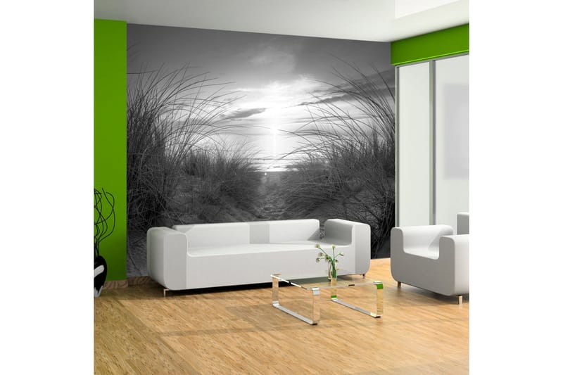 Fototapet Beach Black And White 400x280, Artgeist sp. z o. o.