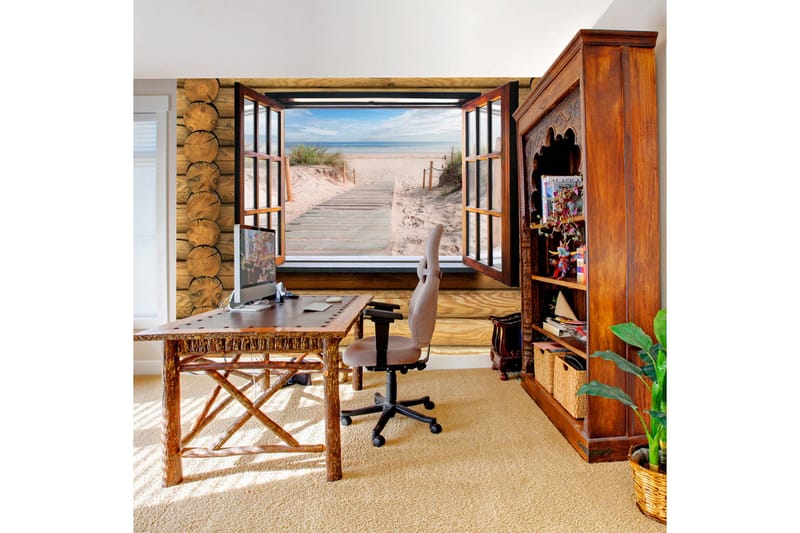 Fototapet Beach Outside The Window 400x280, Artgeist sp. z o. o.