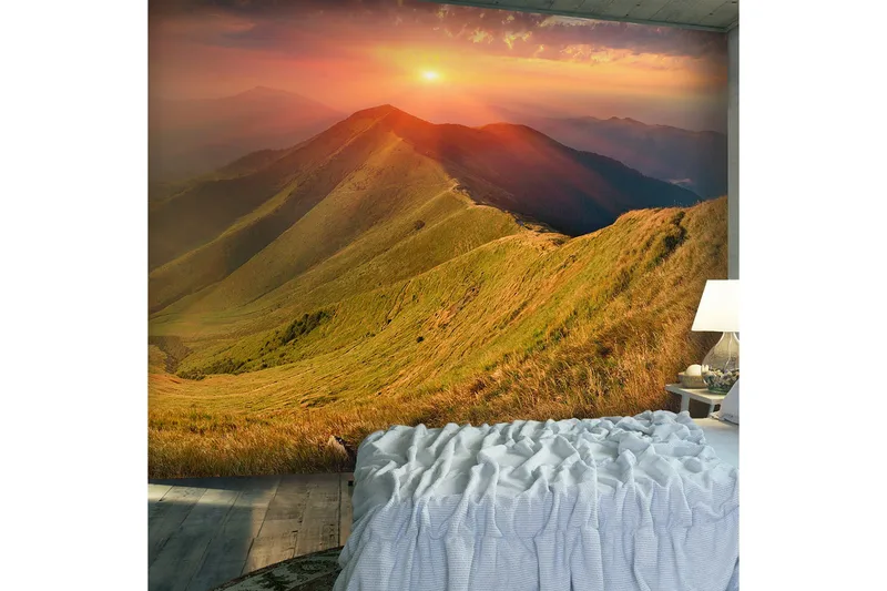 Fototapet Beautiful Autumn Landscape Carpathian 200x154, Artgeist sp. z o. o.