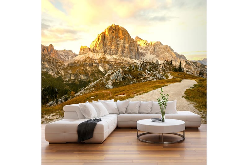 Fototapet Beautiful Dolomites 100x70 - Artgeist sp. z o. o. - Innredning - Veggdekorasjon - Tapeter - Fototapeter