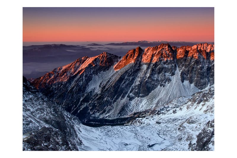 Fototapet Beautiful Sunrise In The Rocky Mountains 400x309 - Artgeist sp. z o. o. - Innredning - Veggdekorasjon - Tapeter - Fototapeter
