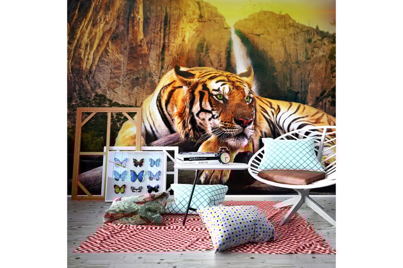 Fototapet Beauty And The Beast 400x309 - Artgeist sp. z o. o. - Innredning - Veggdekorasjon - Tapeter - Fototapeter