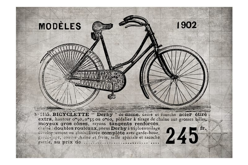 Fototapet Bicycle Vintage 150x105 - Fototapeter