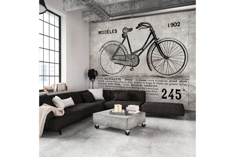 Fototapet Bicycle Vintage 300x210 - Finnes i flere størrelser - Innredning - Veggdekorasjon - Tapeter - Fototapeter