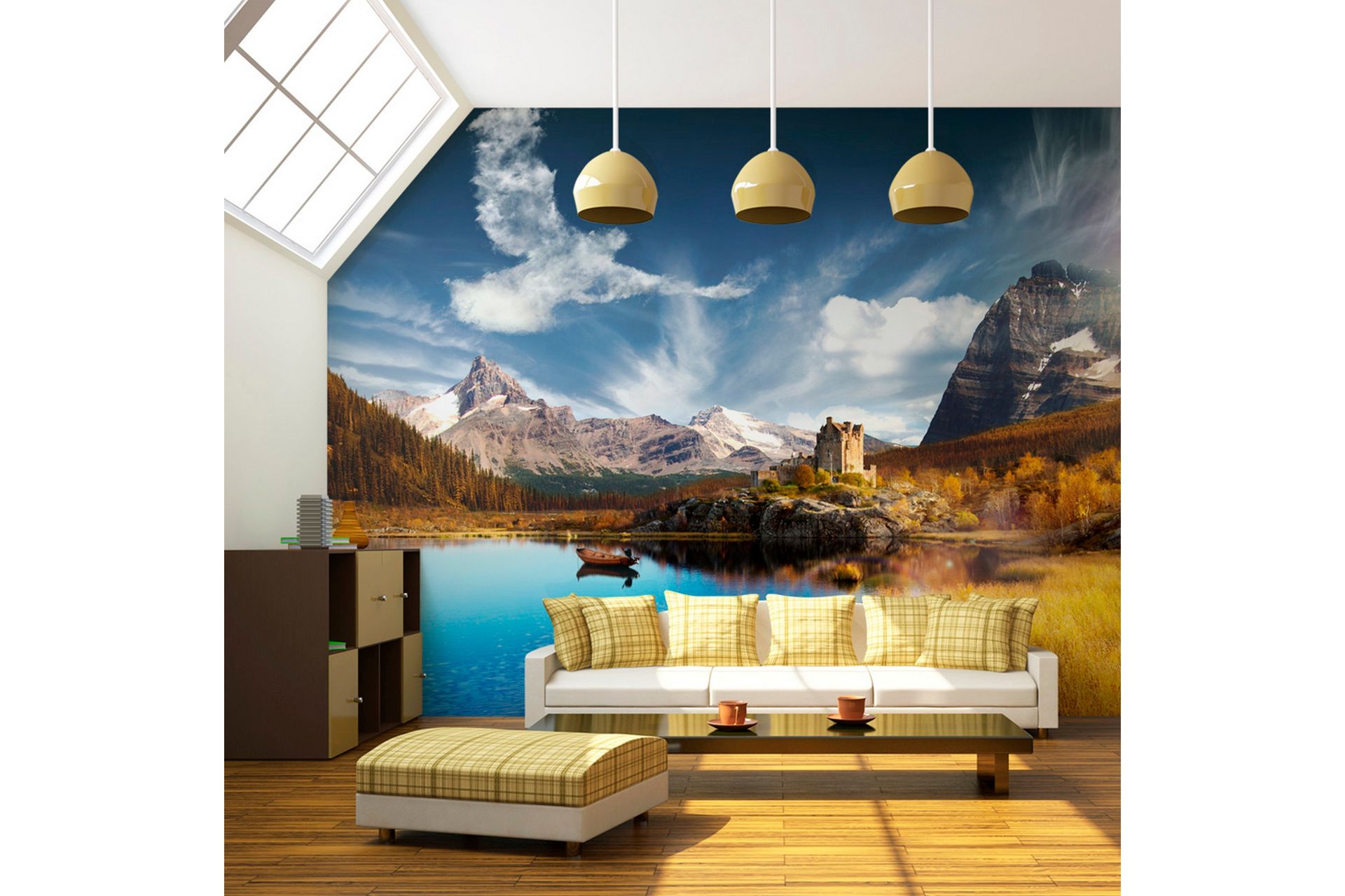 Fototapet Bird Cloud 250x193 - Artgeist sp. z o. o. - Innredning - Veggdekorasjon - Tapeter - Fototapeter