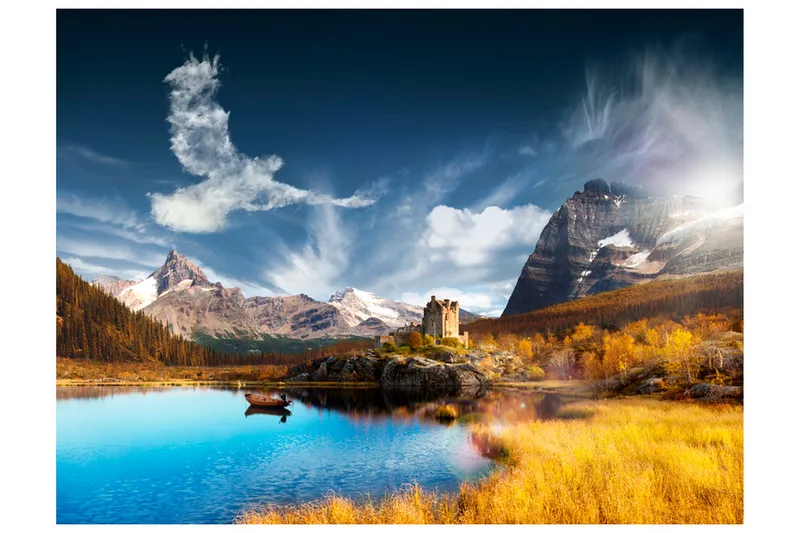 Fototapet Bird Cloud 350x270 - Artgeist sp. z o. o. - Innredning - Veggdekorasjon - Tapeter - Fototapeter