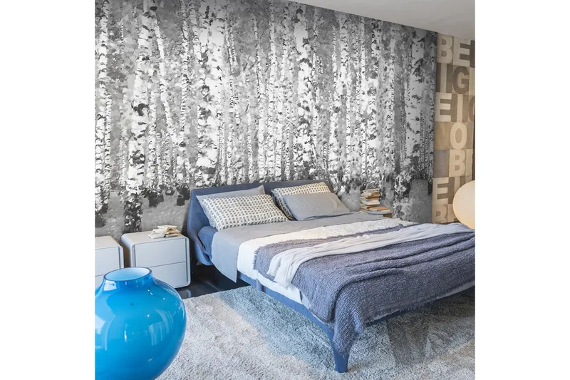 Fototapet Bjørk Avskildhet 250x193 - Artgeist sp. z o. o. - Innredning - Veggdekorasjon - Tapeter - Fototapeter