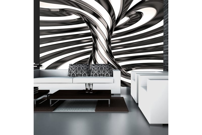 Fototapet Black And White Swirl 350x245, Artgeist sp. z o. o.