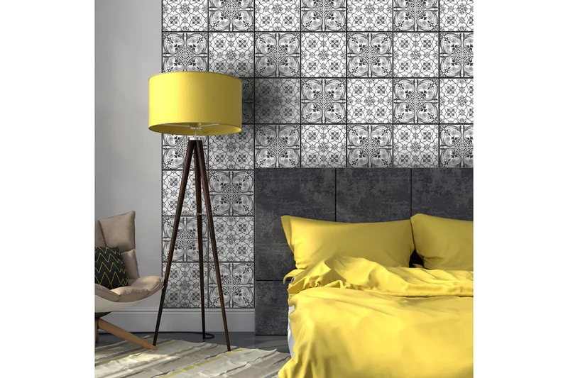 Fototapet Black Ornament 50x1000, Artgeist sp. z o. o.