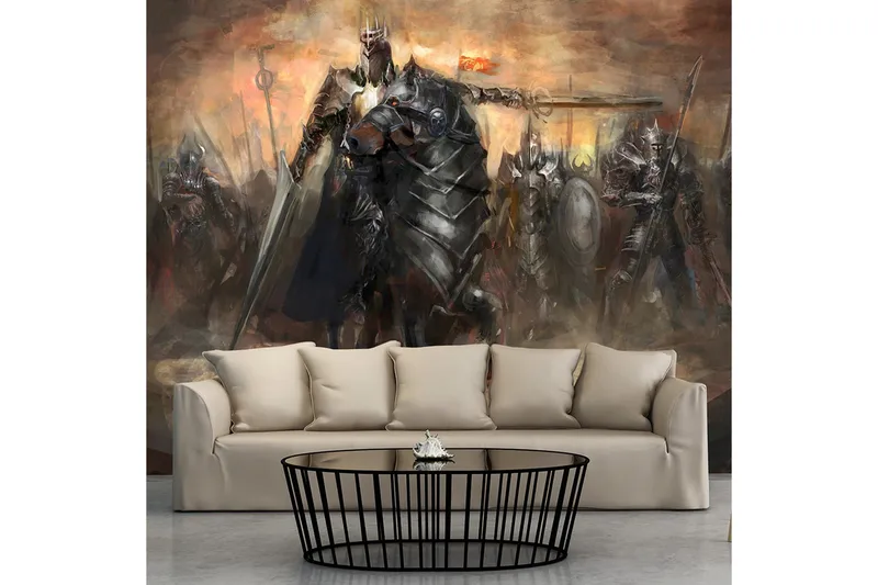 Fototapet Black Rider 200x140 - Innredning - Veggdekorasjon - Tapeter - Fototapeter