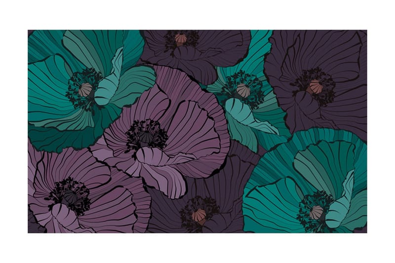 Fototapet Blomsterbed 450x270, Artgeist sp. z o. o.