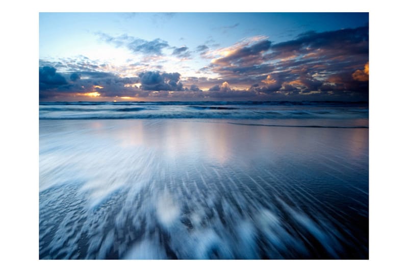 Fototapet Blue Blue Sea 200x154 - Artgeist sp. z o. o. - Innredning - Veggdekorasjon - Tapeter - Fototapeter