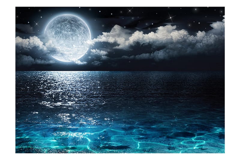 Fototapet Blue Lagoon 250x175 - Artgeist sp. z o. o. - Innredning - Veggdekorasjon - Tapeter - Fototapeter