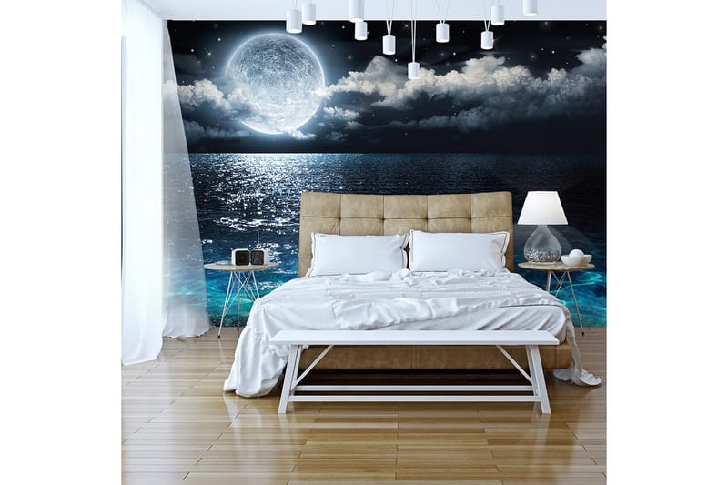 Fototapet Blue Lagoon 350x245 - Artgeist sp. z o. o. - Innredning - Veggdekorasjon - Tapeter - Fototapeter