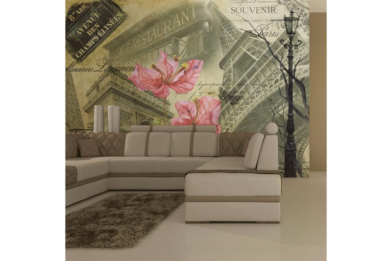 Fototapet Bonjour Paris! 300x231 - Artgeist sp. z o. o. - Innredning - Veggdekorasjon - Tapeter - Fototapeter