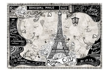 Fototapet Bonjour Paris 300x210 - Artgeist sp. z o. o. - Innredning - Veggdekorasjon - Tapeter - Fototapeter