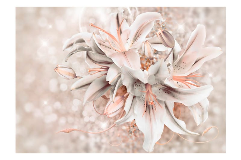 Fototapet Bouquet Of Elegance 200x140 - Artgeist sp. z o. o. - Innredning - Veggdekorasjon - Tapeter - Fototapeter