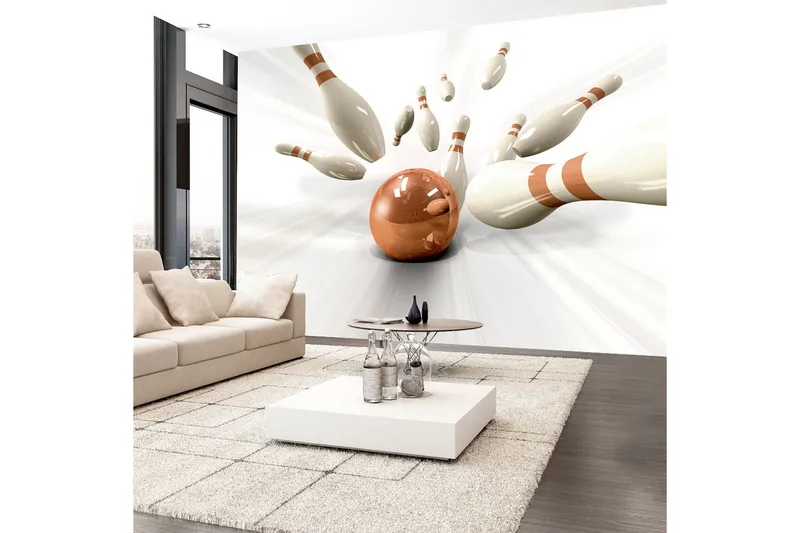 Fototapet Bowling 200x140, Finnes i flere størrelser