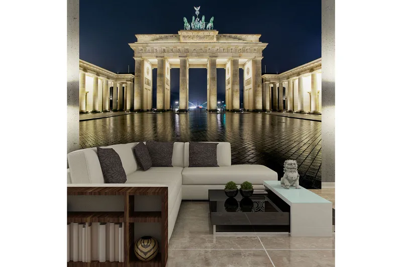 Fototapet Brandenburger Tor Om Natten 450x270, Artgeist sp. z o. o.