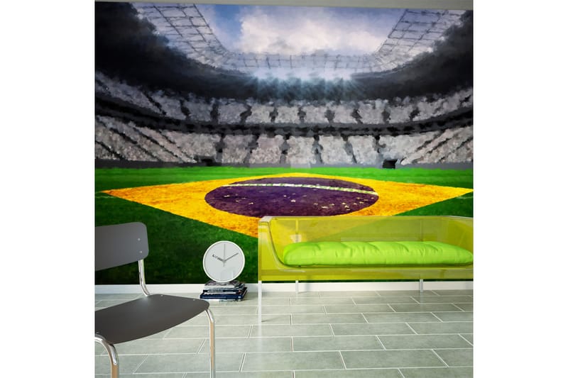 Fototapet Brazilian Stadium 350x245 - Artgeist sp. z o. o. - Innredning - Veggdekorasjon - Tapeter - Fototapeter