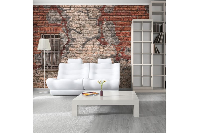 Fototapet Break The Wall 400x309 - Artgeist sp. z o. o. - Innredning - Veggdekorasjon - Tapeter - Fototapeter
