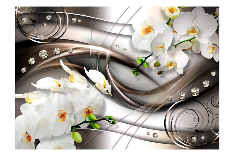 Fototapet Breeze And Orchid 400x280 - Artgeist sp. z o. o. - Innredning - Veggdekorasjon - Tapeter - Fototapeter