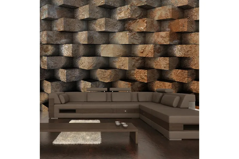 Fototapet Brick Braid 150x105, Artgeist sp. z o. o.