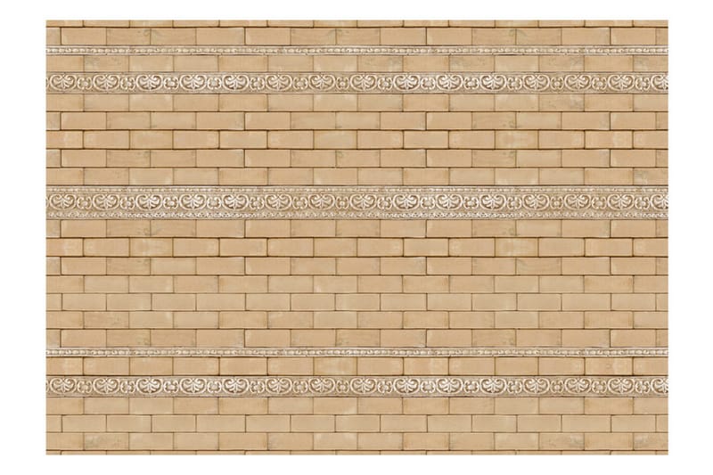 Fototapet Brick With Ornaments  200x140 - Artgeist sp. z o. o. - Fototapeter