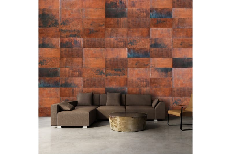 Fototapet Brick Puzzles 200x140 - Artgeist sp. z o. o. - Innredning - Veggdekorasjon - Tapeter - Fototapeter