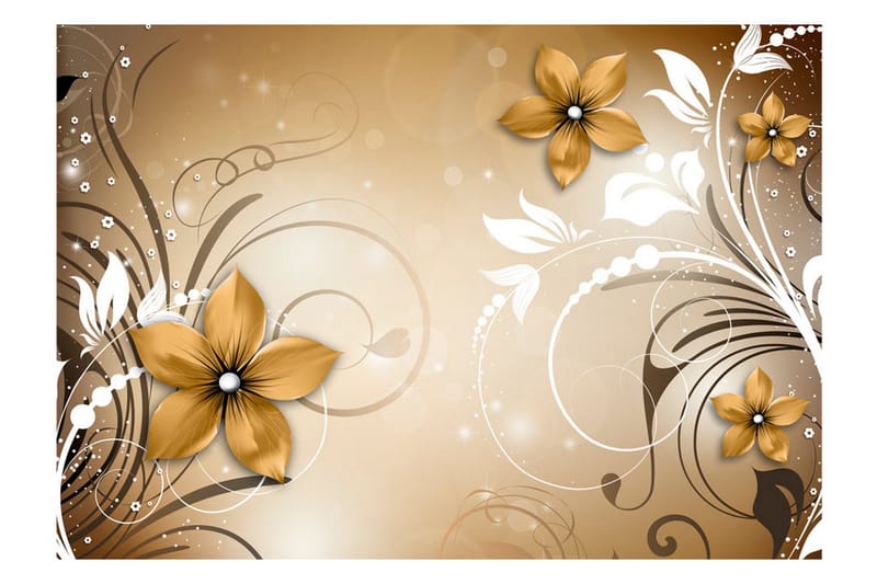 Fototapet Brown Rhapsody 350x245 - Artgeist sp. z o. o. - Innredning - Veggdekorasjon - Tapeter - Fototapeter