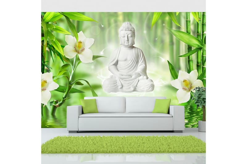 Fototapet Buddha And Nature 350x245 - Artgeist sp. z o. o. - Innredning - Veggdekorasjon - Tapeter - Fototapeter