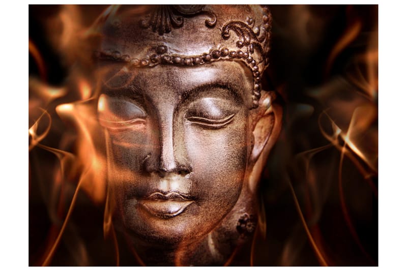 Fototapet Buddha Fire Of Meditation 300x231 - Artgeist sp. z o. o. - Innredning - Veggdekorasjon - Tapeter - Fototapeter
