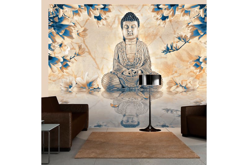 Fototapet Buddha Of Prosperity 200x154 - Artgeist sp. z o. o. - Innredning - Veggdekorasjon - Tapeter - Fototapeter