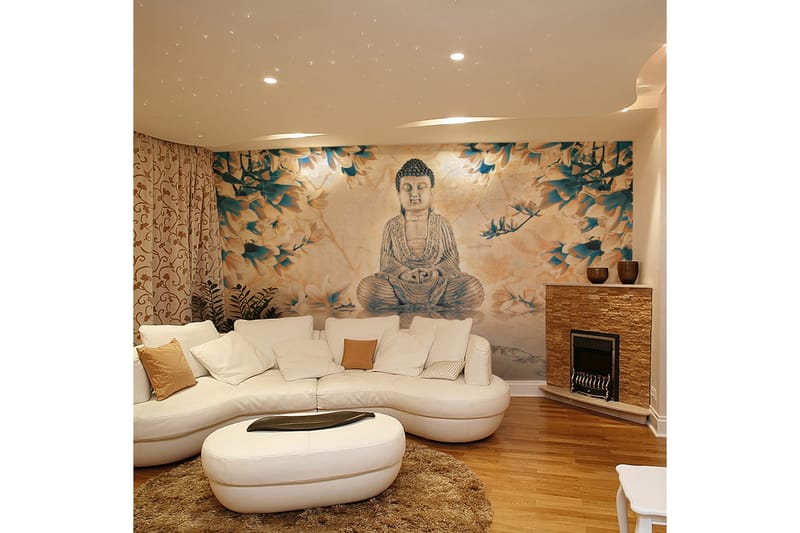 Fototapet Buddha Of Prosperity 450x270 - Artgeist sp. z o. o. - Innredning - Veggdekorasjon - Tapeter - Fototapeter