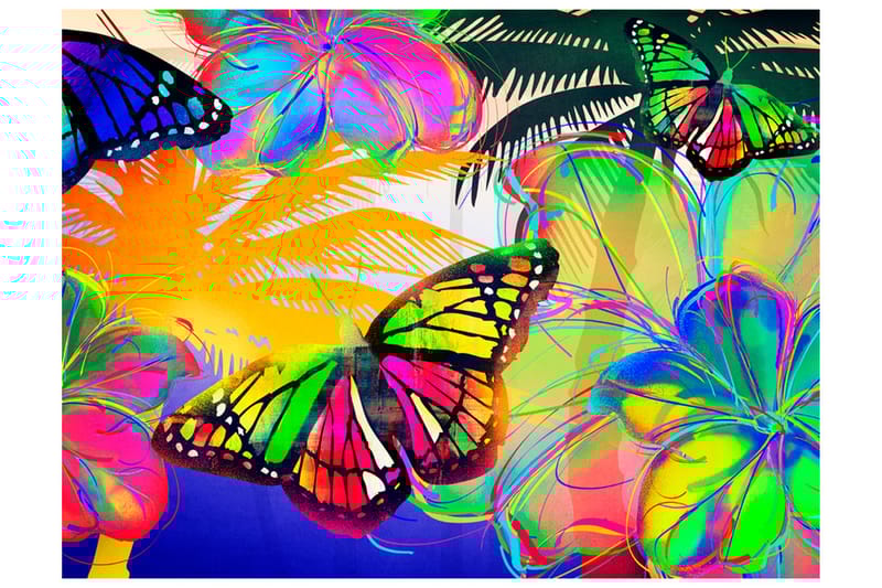 Fototapet Butterflies In The Stomach 300x231 - Artgeist sp. z o. o. - Innredning - Veggdekorasjon - Tapeter - Fototapeter