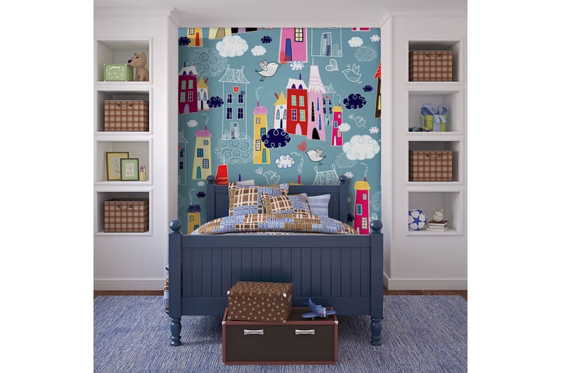 Fototapet By Blant Skyene 400x309 - Artgeist sp. z o. o. - Innredning - Veggdekorasjon - Tapeter - Fototapeter