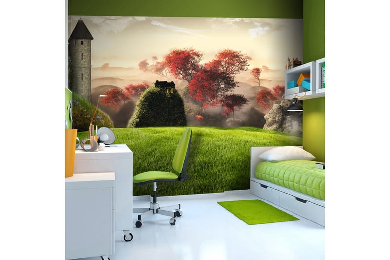 Fototapet Castles 250x175 - Artgeist sp. z o. o. - Innredning - Veggdekorasjon - Tapeter - Fototapeter