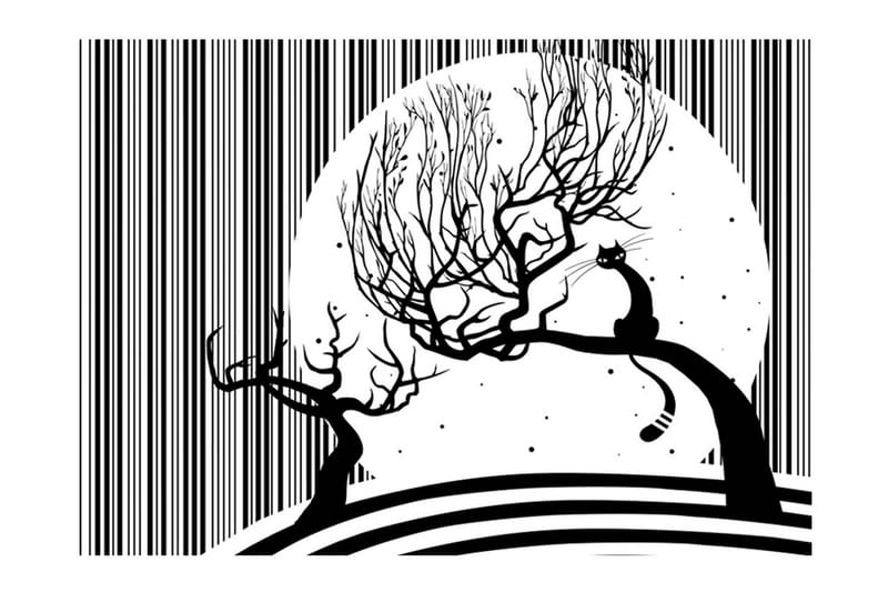 Fototapet Cat's Melody II 350x245 - Artgeist sp. z o. o. - Innredning - Veggdekorasjon - Tapeter - Fototapeter