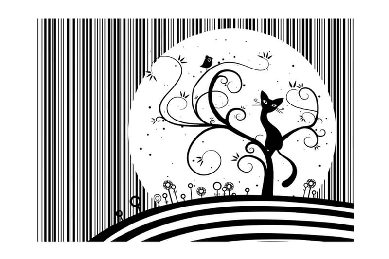 Fototapet Cat's Melody III 400x280 - Artgeist sp. z o. o. - Innredning - Veggdekorasjon - Tapeter - Fototapeter