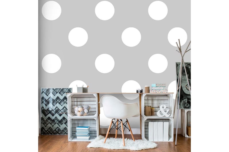 Fototapet Charming Dots 200x140, Finnes i flere størrelser