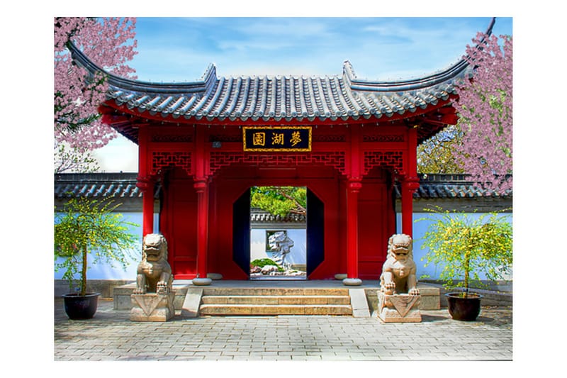 Fototapet Chinese Botanical Garden 250x193 - Artgeist sp. z o. o. - Innredning - Veggdekorasjon - Tapeter - Fototapeter