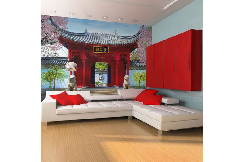 Fototapet Chinese Botanical Garden 350x270 - Artgeist sp. z o. o. - Innredning - Veggdekorasjon - Tapeter - Fototapeter